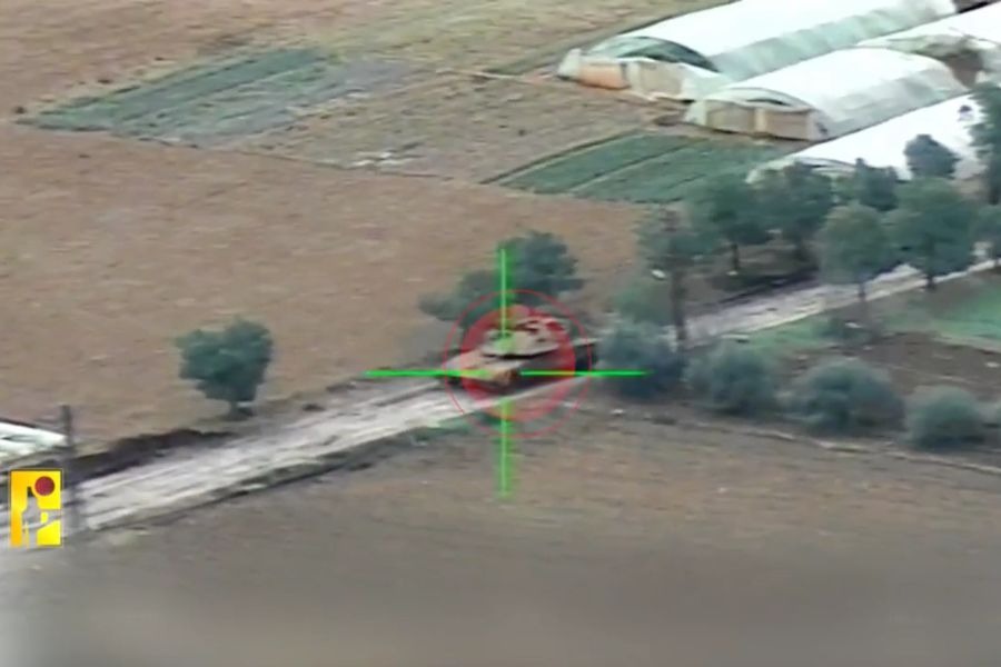 فيديو| استهداف المقاومة الإسلامية دبّابة 