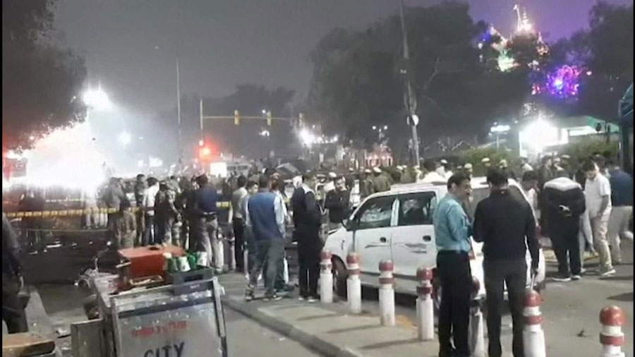 الحكومة الهندية: انفجار القلعة الحمراء في نيودلهي 