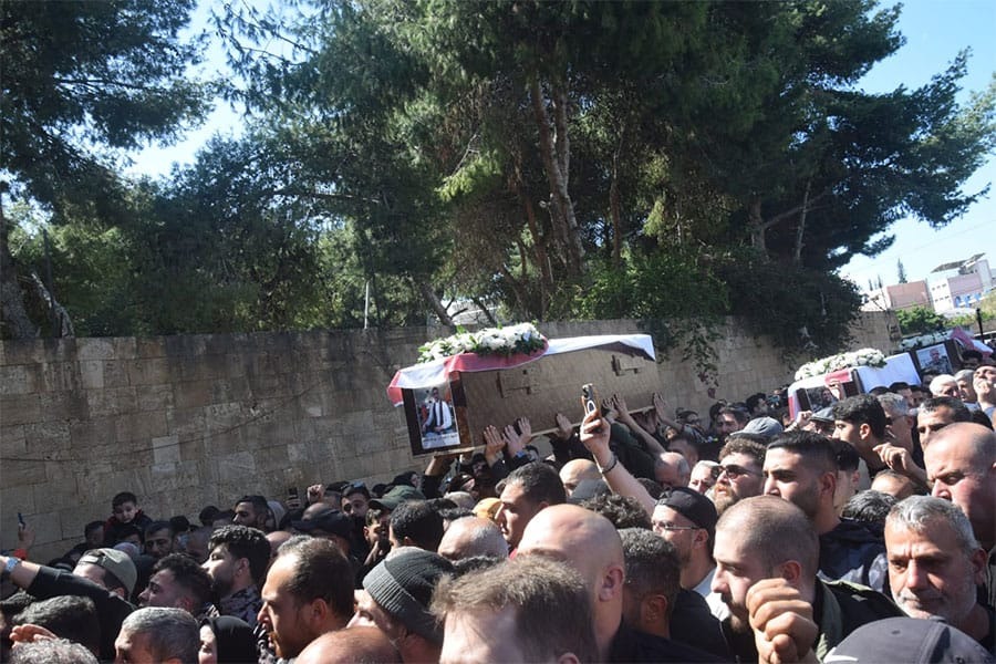 في مراسم وداع حاشدة ومهيبة.. أمن الدولة تشيّع شهداءها الـ13