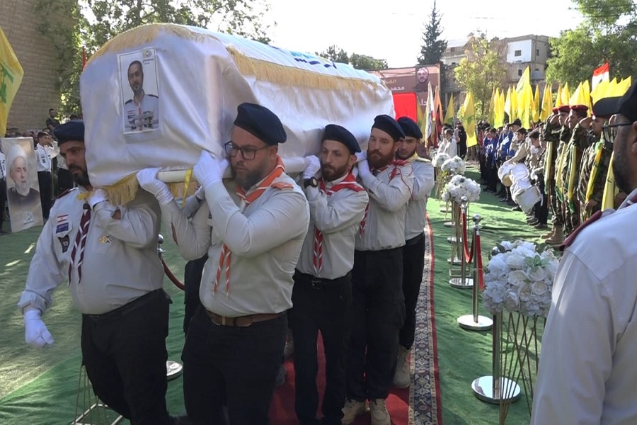 بعلبك تودّع الشهيد المجاهد محمد عباس الخطيب في موكب مهيب 