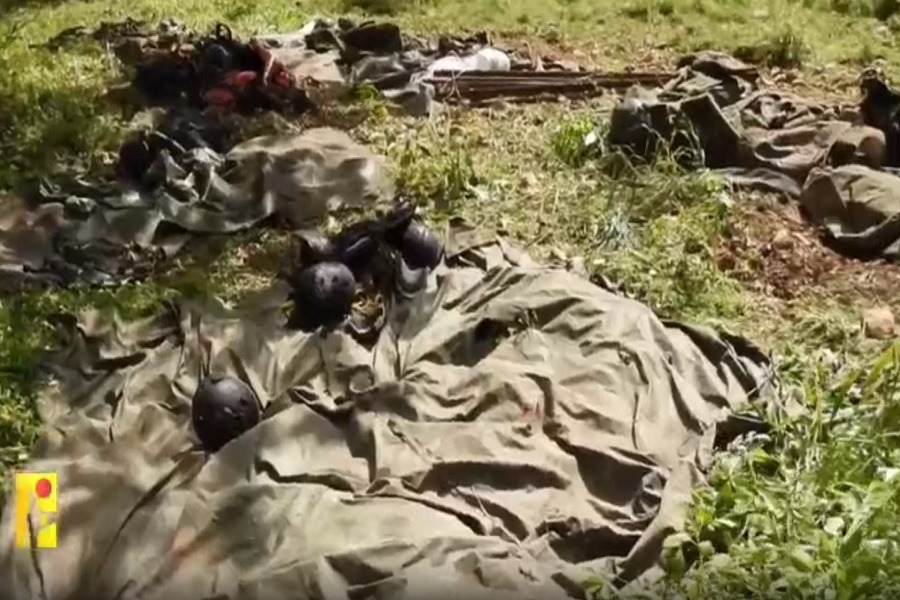 مشاهد من ساحة الكمين الذي نفذه مجاهدو المقاومة الإسلامية في منطقة بيدر النهر بالطيبة