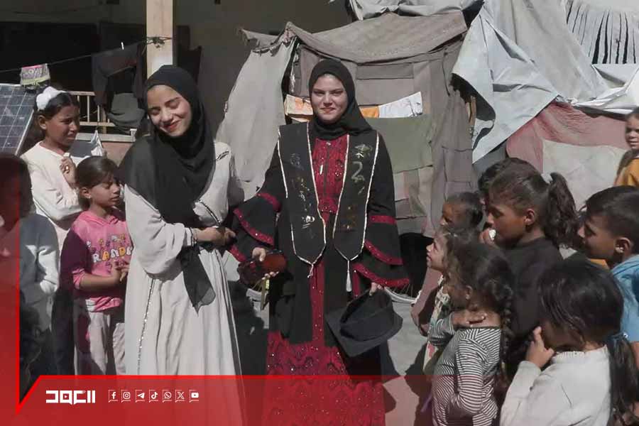 طالبة غزّاوِيّة تروي قصّتها من التهجير إلى النجاح رغم أصعب الظروف
