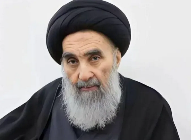 السيد السيستاني يدعو المجتمع الدولي للضغط على العدو 