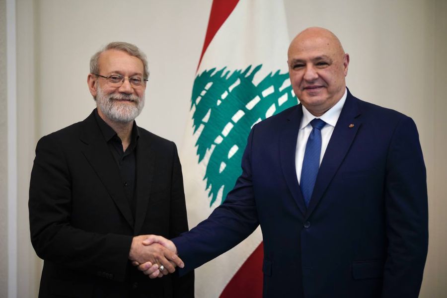 بيان الرئاسة اللبنانية عن لقاء الرئيس عون ولاريجاني