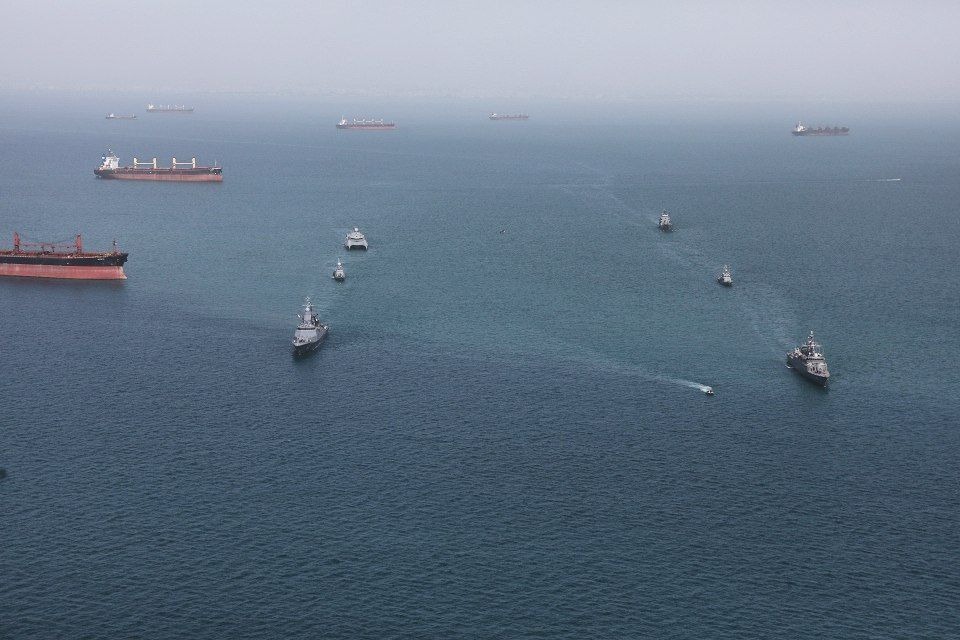 انتهاء مناورات بحرية بين إيران وروسيا في بحر عمان والمحيط الهندي