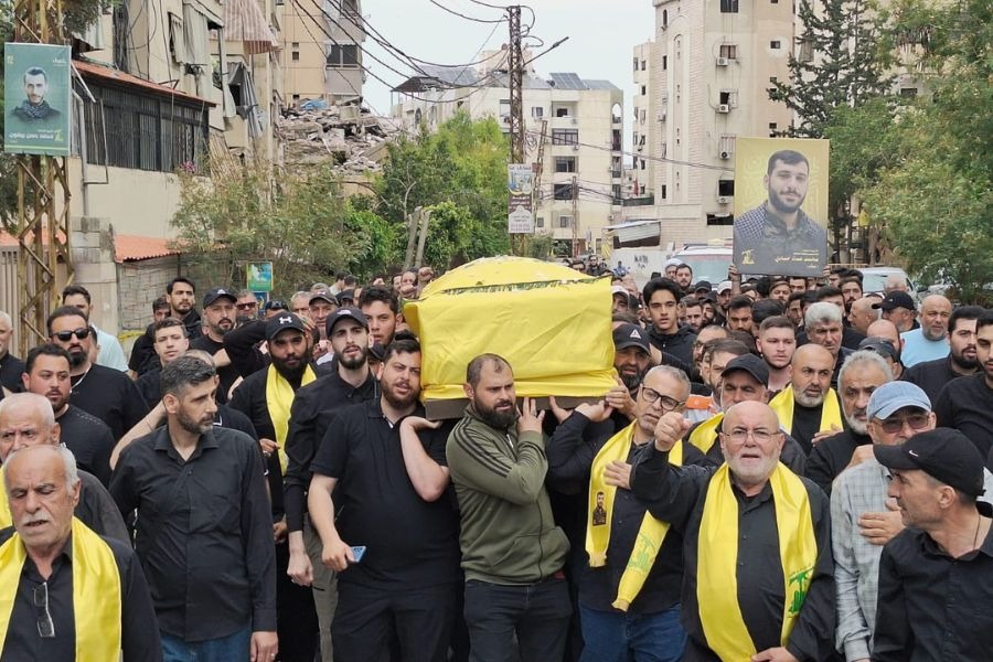 بالصور| حزب الله شيّع الشهيد محمد عماد حمادي في جنة الزهراء - الكفاءات