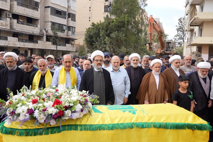حزب الله شيّع الشهيد حسين أحمد عوالي في روضة الشهداء (ع) في الكفاءات