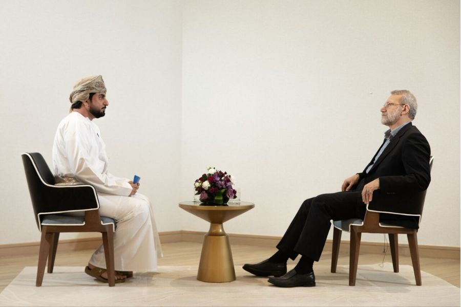 لاريجاني يحذر الأميركيين من الدور التخريبي للصهاينة قبيل زيارة نتنياهو