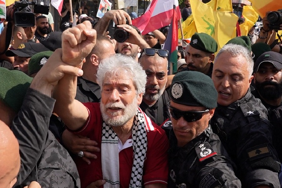 فيديو| المناضل اللبناني جورج عبد الله: أطفال غزة هياكل عظمية تتحرك أمام ملايين العرب 