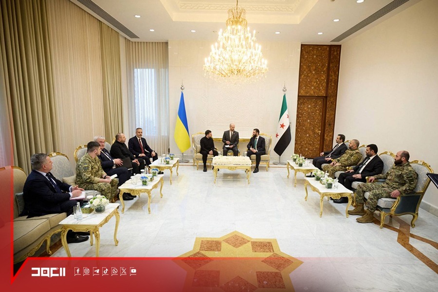 هل قصد زيلنسكي دمشق ليؤكد من 