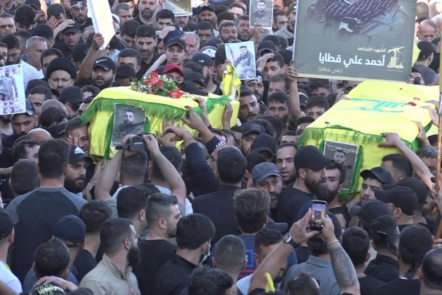 حزب الله يشيّع الشهيدين أحمد قطايا وزين العابدين علوه في الهرمل