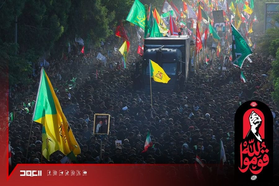 بالصور| النجف الأشرف تستقبل نعش القائد الشهيد وسط حشودٍ غفيرة ومشاعر مؤثرة