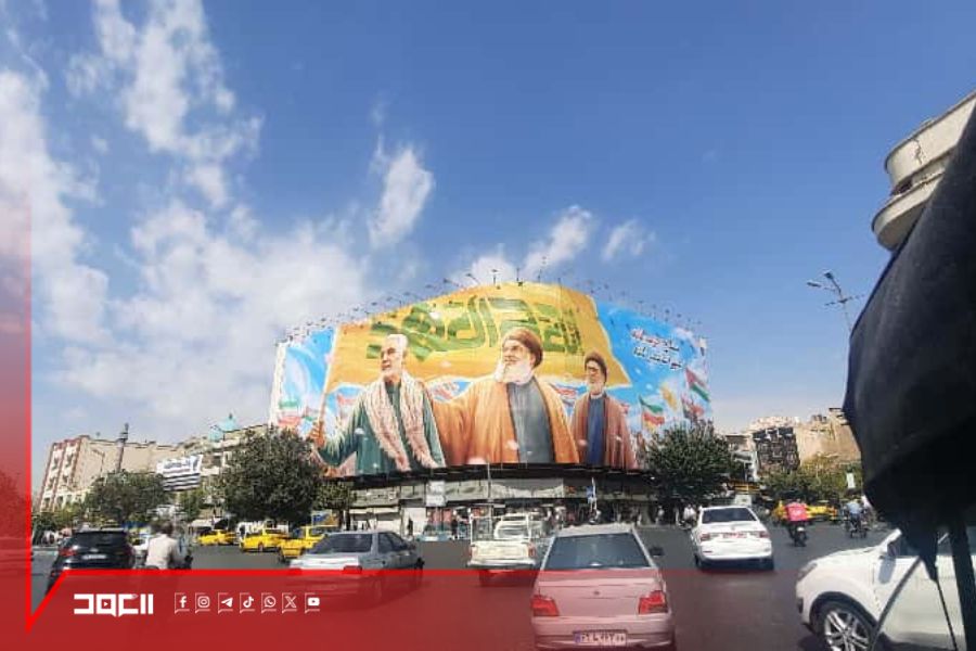 بالصور| جدارية ساحة الثورة الإسلامية وسط العاصمة طهران