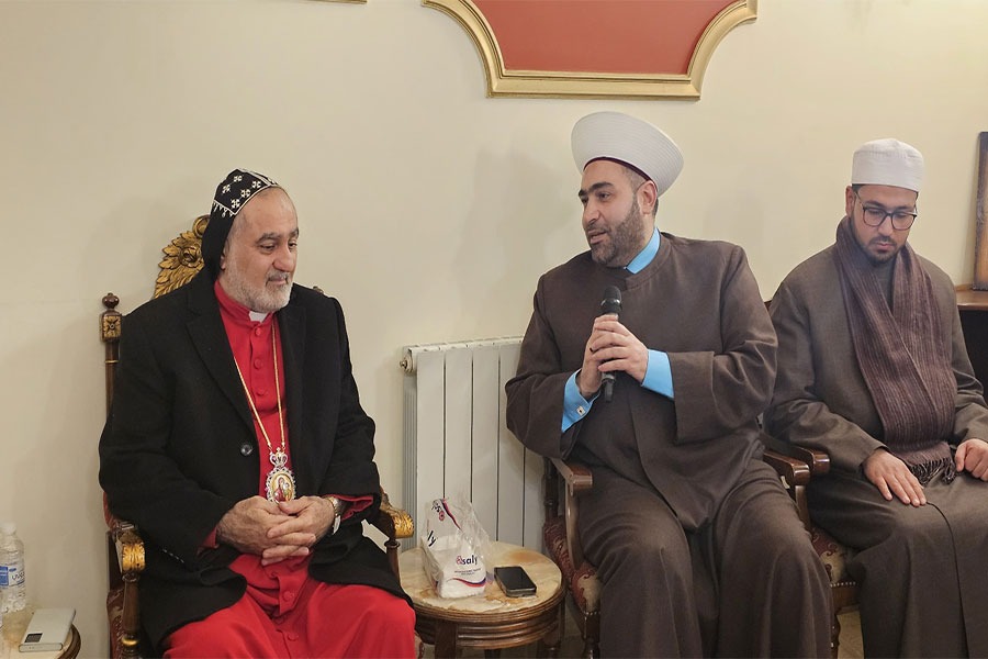 الشيخ القطان في جولة تهنئة بالأعياد في زحلة: رفض الاعتداءات 