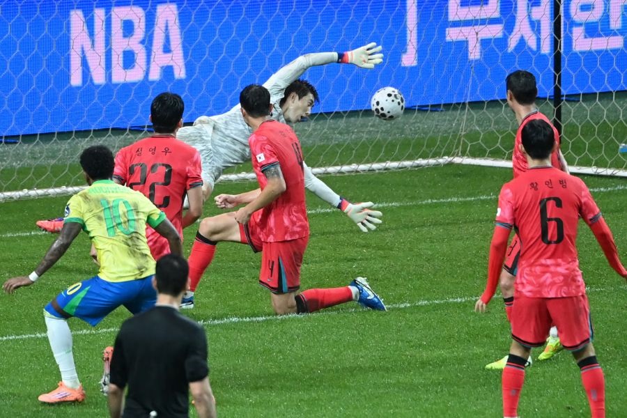 البرازيل تحقّق فوزًا ساحقًا على كوريا الجنوبية 
