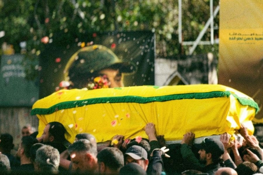 حزب الله وجمهور المقاومة يشيّعون الشهيد المجاهد علي محمد عواضة في جبشيت