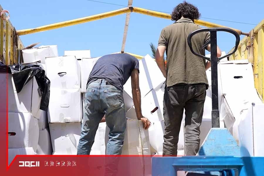 بالتعاون مع السفارة العراقية في بيروت... توزيع مساعدات غذائية على النازحين