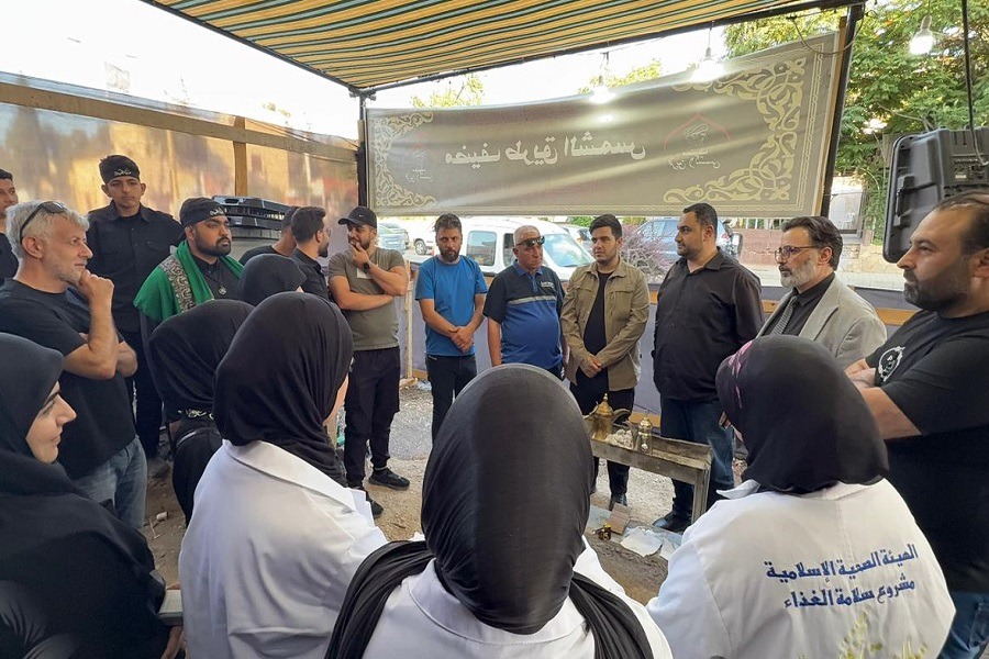فريق سلامة الغذاء في الهيئة الصحية يجول على المضائف العاشورائية في بعلبك