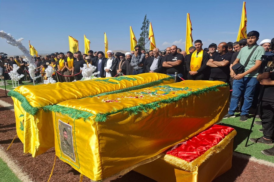 تشييع مهيب للشهيدين علي وحسين جابر في محيبيب.. فياض: المقاومة ضمانة ‏الجنوب