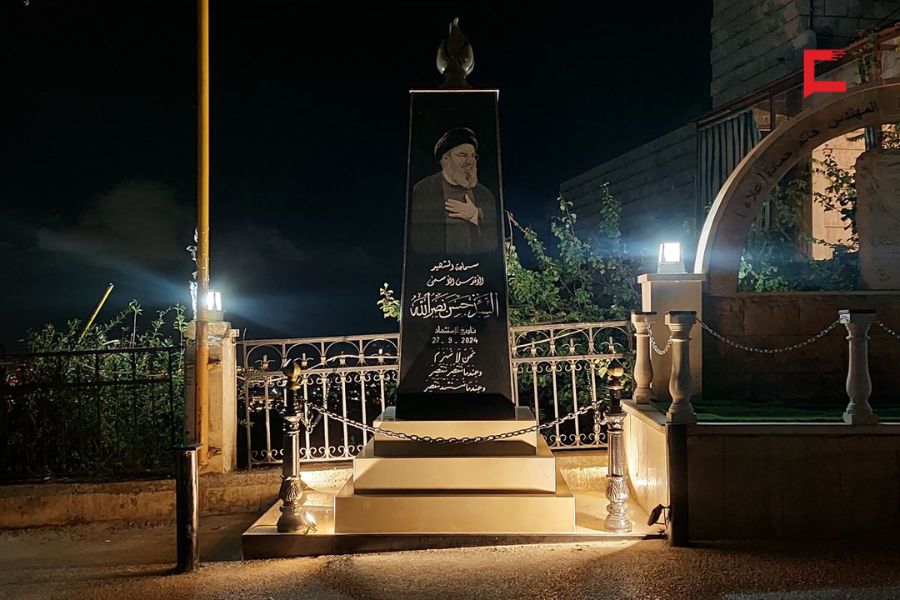 حزب الله يقيم مراسم افتتاح النصب التذكاري للشهيد الأسمى في القماطية 