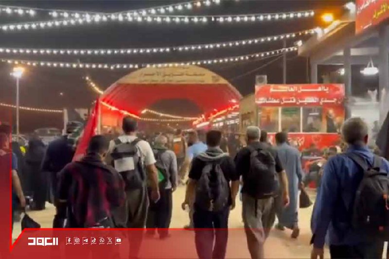 بين النجف الاشرف و كربلاء .. زوار الحسين (ع): للتمسك بالمقاومة