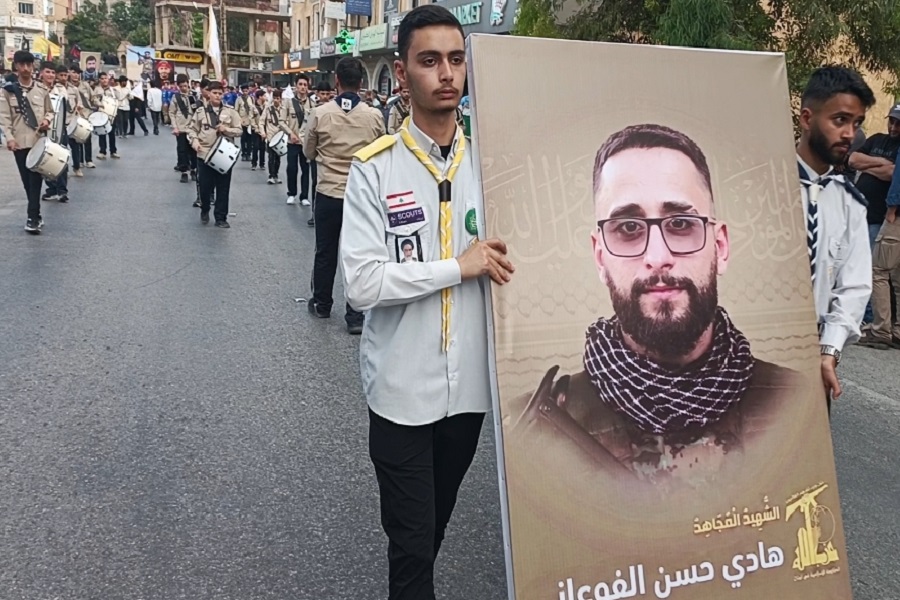 حزب الله شيّع الشهيد المجاهد السعيد هادي حسن الفوعاني 