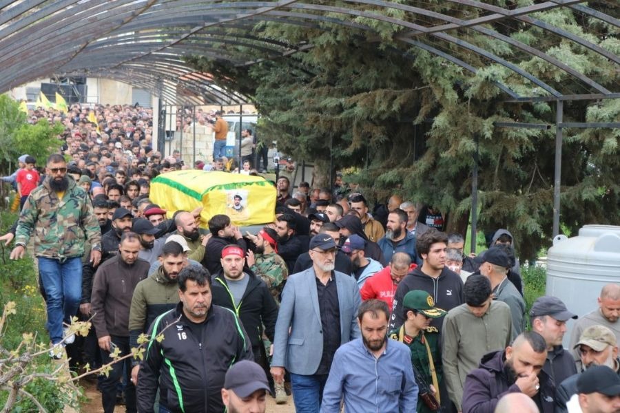 جمهور المقاومة الإسلامية وأهالي بلدة بوداي شيّعوا الشهيد القائد ياسر شمص 