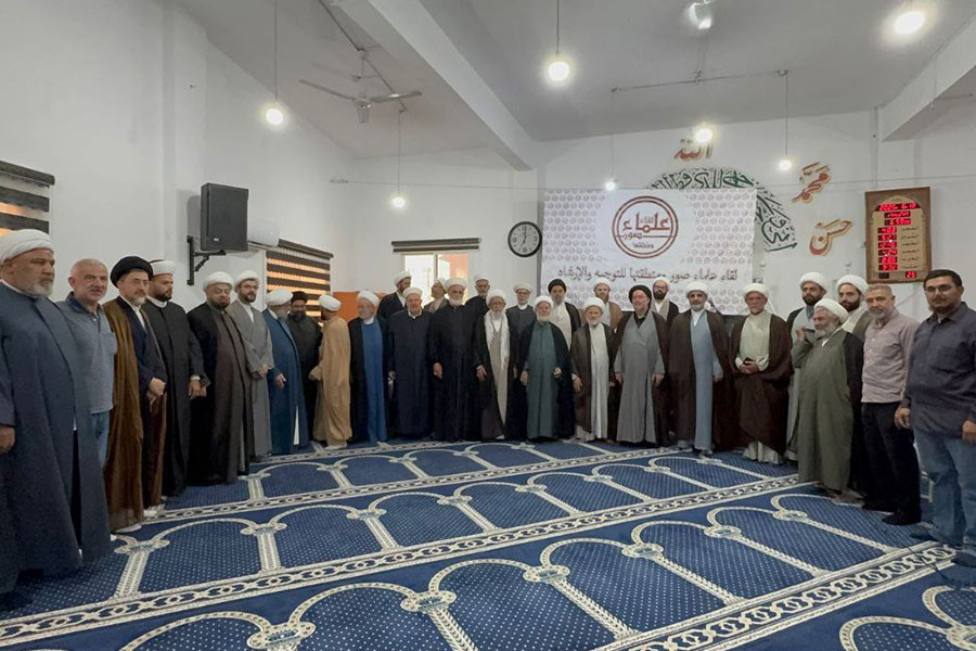 لقاء علمائي في صور دعمًا لإيران واستنكارًا للتهديدات الأميركية للإمام الخامنئي