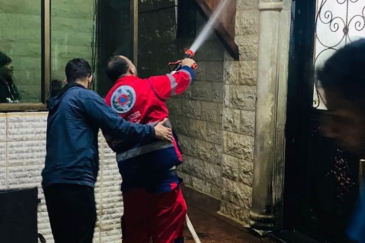 مفتي فلسطين يدين جريمة إحراق مسجد 