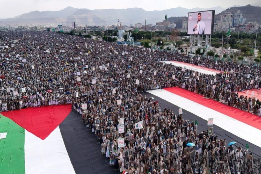 مسيرات ووقفات حاشدة في اليمن تضامنًا مع غزة ووفاءً للشهداء