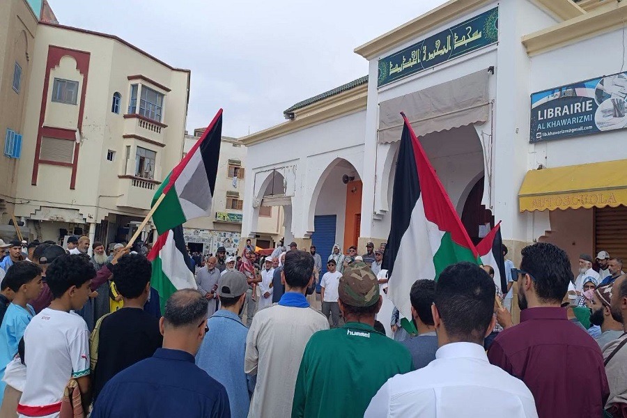 نبض الشارع المغربي يتجدد.. وقفات ومسيرات حاشدة في ذكرى طوفان الأقصى وتنديدًا بالتطبيع