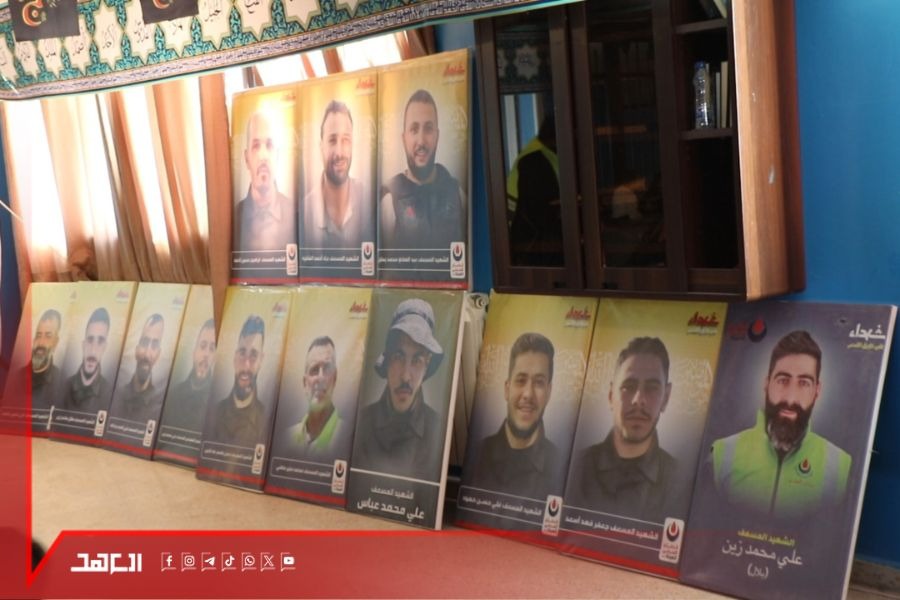 حزب الله يحيي الذكرى السنوية الأولى لاستشهاد فريق الإسعاف في الهيئة  الصحية الإسلامية