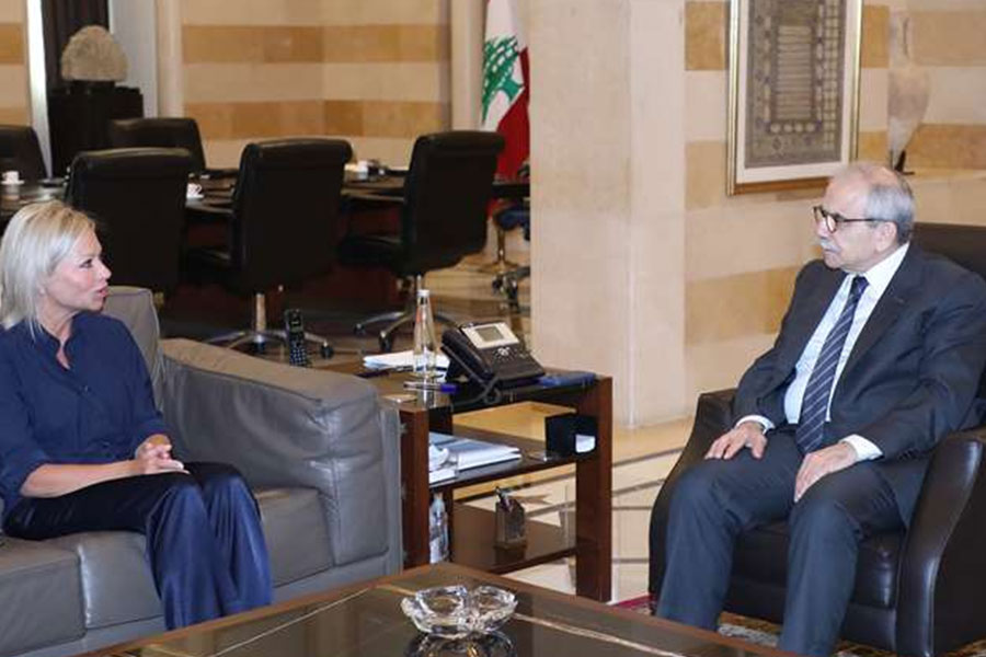 لبنان| الرئيس سلام عرض مع بلاسخارت الأوضاع جنوبًا وبحث مع وفد بيلاروسيا في تفعيل العلاقات