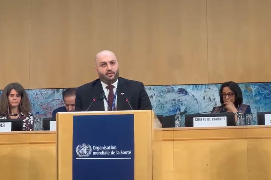 وزير الصحة يلتقي نظراءه في جنيف: الحرب فرضت أولويات الطوارئ واستمرار الدعم ضروري