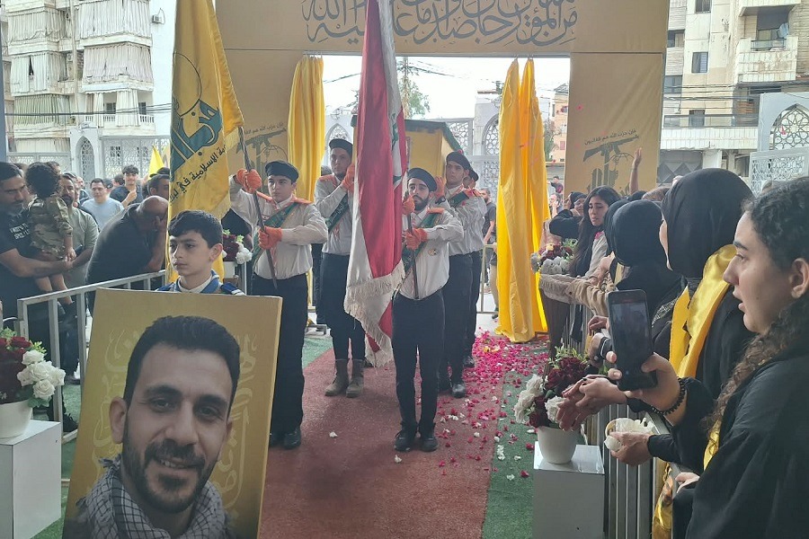 حزب الله يشيع الشهيد عاصف محمد نعمة 