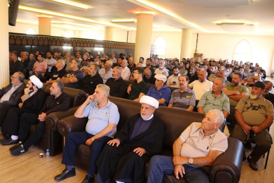 بالصور| حزب الله يحيي ذكرى مرور أسبوع على استشهاد المجاهد حسين الحسيني في شمسطار