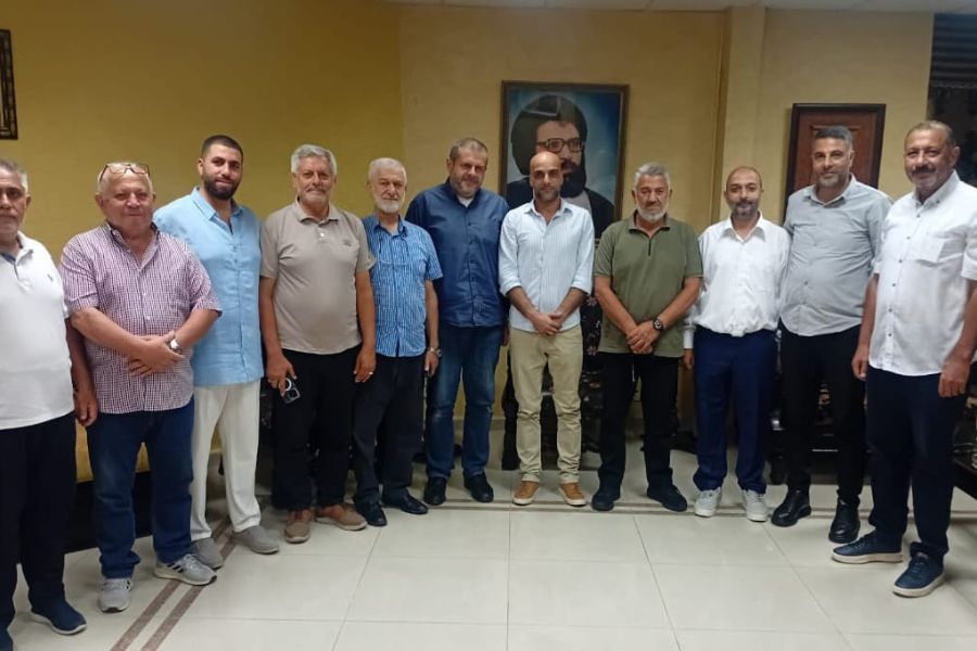 مسؤول قطاع صيدا في حزب الله يستقبل الهيئة الإدارية الجديدة لرابطة مخاتير صيدا