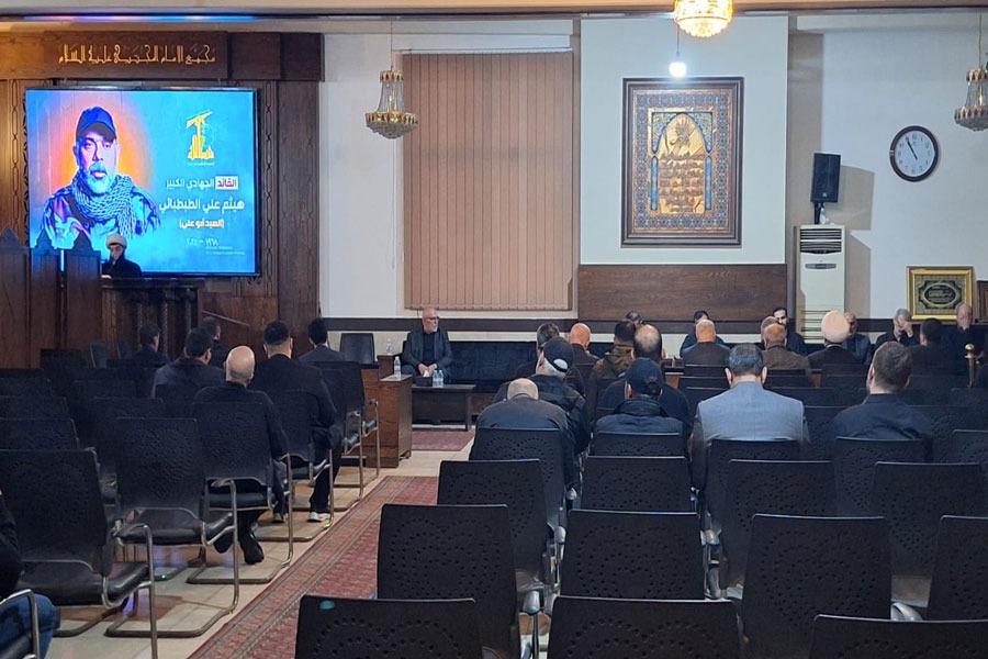 بالصور| حزب الله وعائلة الشهيد القائد الطبطبائي يتقبلون التعازي باستشهاده