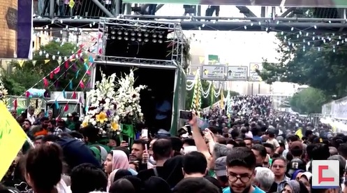 طهران تحتفل بمولد الإمام الرضا (ع)