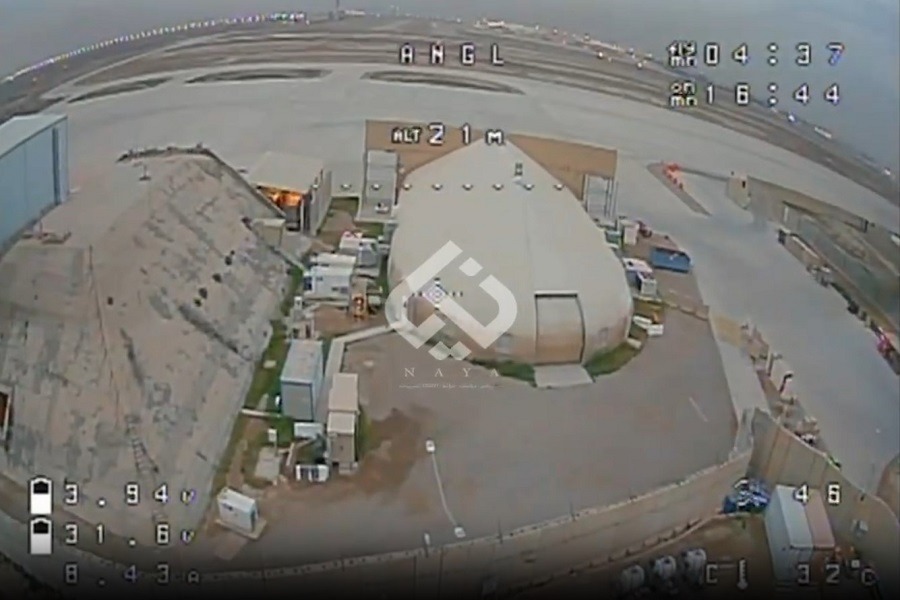 فيديو| مُسيّرة تضرب قاعدة 