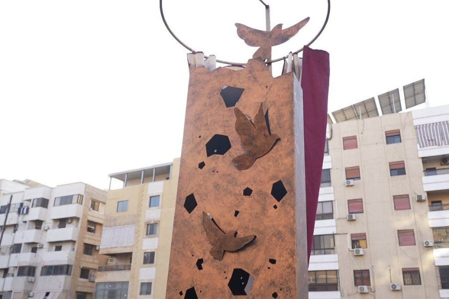 افتتاح النصب التذكاري للقائد الجهادي الشهيد أبي الفضل كركي في حارة حريك