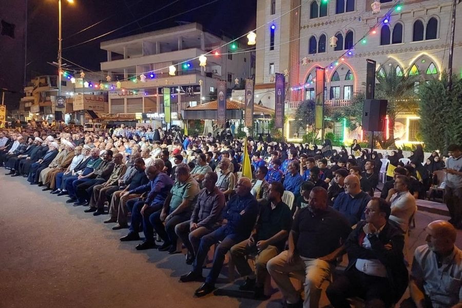 حزب الله أحيا ذكرى السيدين الشهيدين باحتفال حاشد في حارة صيدا 