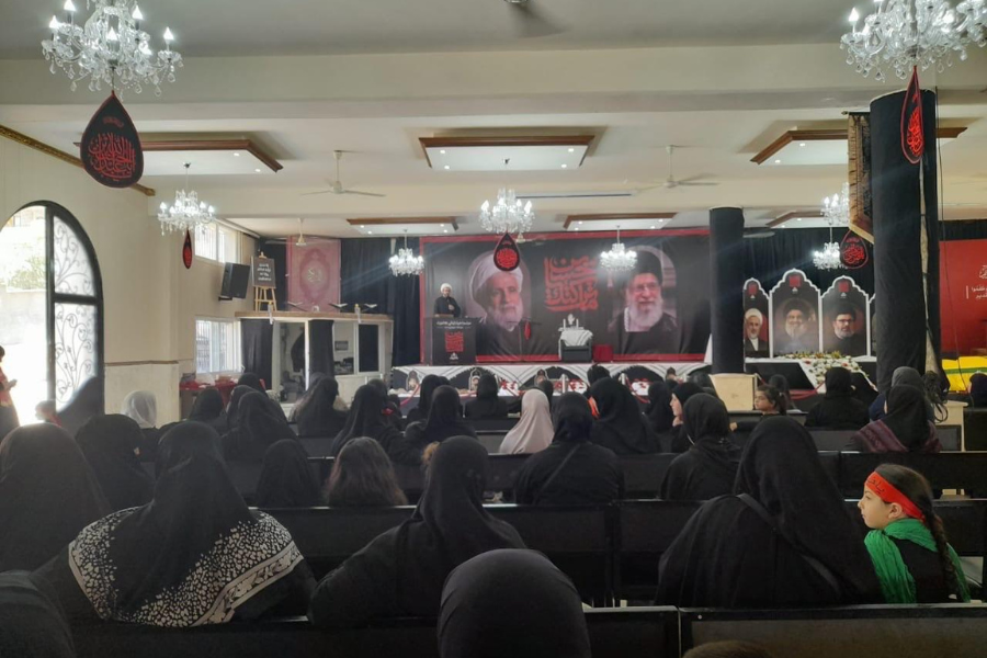 إحياء حاشد للهيئات النسائية لليوم الرابع من شهر محّرم في البقاع الأوسط
