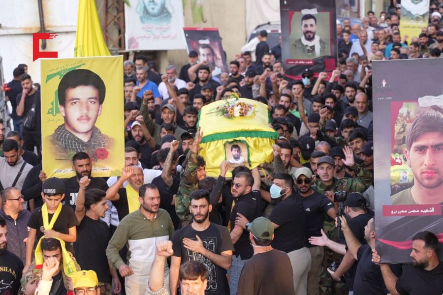 حزب الله وأهالي بلدة الشرقية شيّعوا الشهيد المجاهد محمد علي حديد 