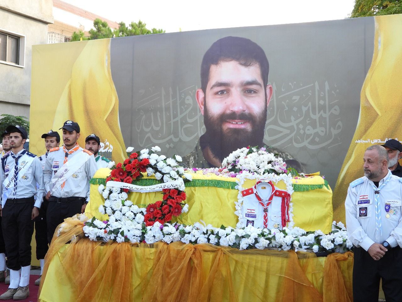 حزب الله وجماهير المقاومة يشيّعون الشّهيد محمد عربية في القليلة