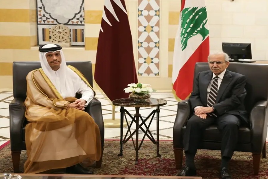 سلام في مؤتمر صحافي مع نظيره القطري: قطر ستتولى تمويل مشروع الكهرباء