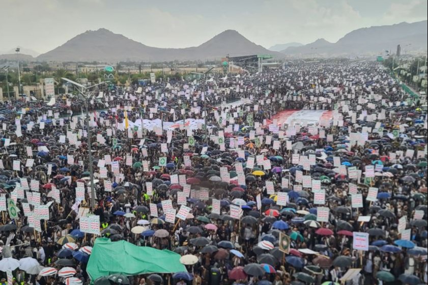 بيان مسيرات صنعاء المليونية: دور محوري لليمنيين في دعم فلسطين والمقاومة