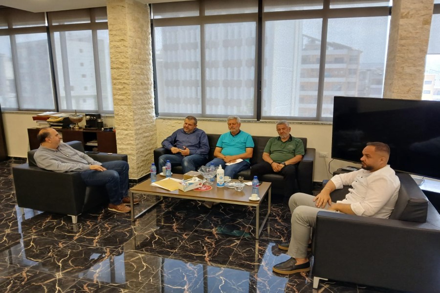 وفد من حزب الله عرض مع المدير العام لمؤسسة مياه لبنان الجنوبي مشروع الصرف الصحي 