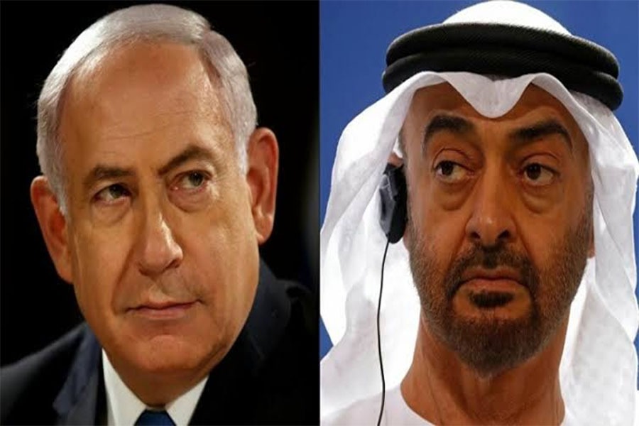 بعد مزاعم تعرض الإمارات لقصف إيراني.. ابن زايد يهاتف نتنياهو