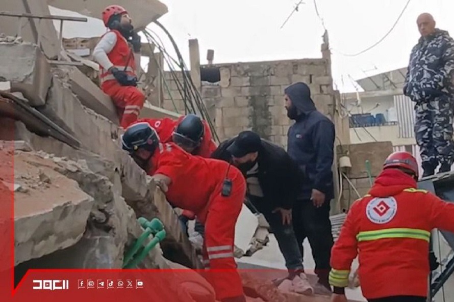 انهيار مبنى في قبة طرابلس يكشف 